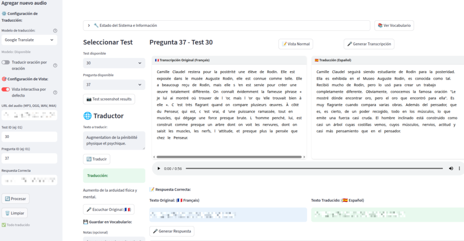 ProFrench app preview